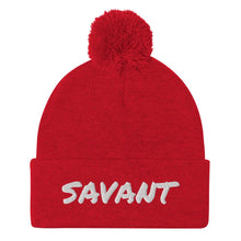 Load image into Gallery viewer, SAVANT Pom-Pom Beanie - SovereignSavant